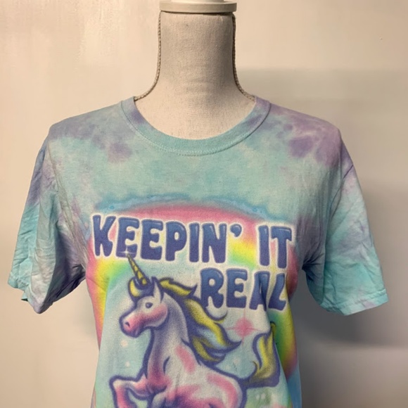 keeping it real unicorn shirt